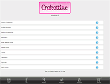 Tablet Screenshot of crakottine.fr